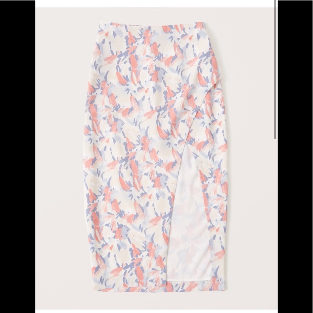 NWT Abercrombie & Fitch Wrap Midi Skirt